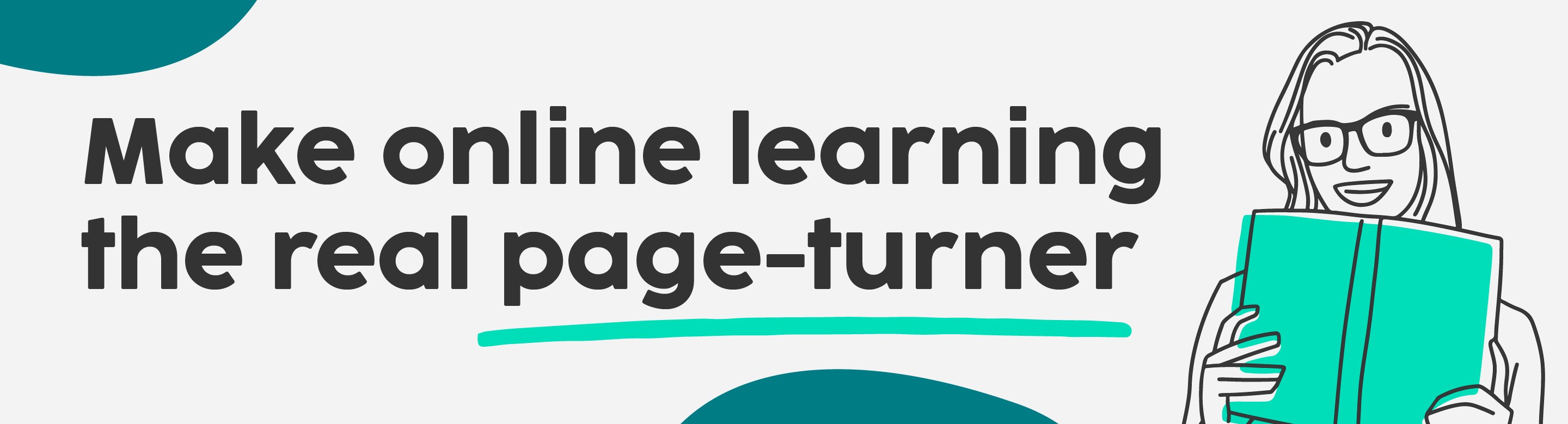 Make online learning the real page turner